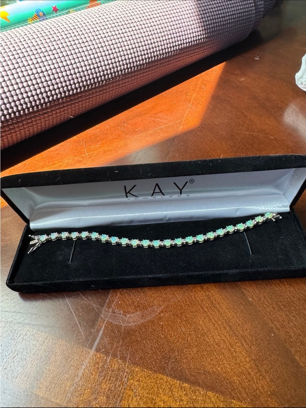 Kay Jewelers Opal Tennis Bracelet